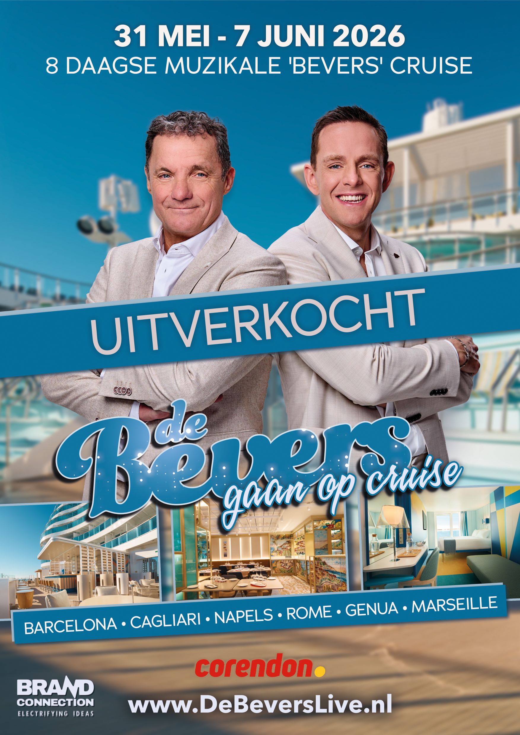 De Bevers Cruise 2026 (uitverkocht)